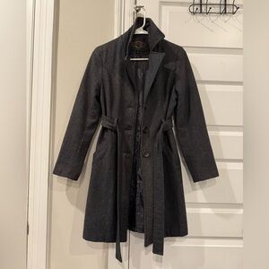 Vintage Wool-Blend Pea Coat